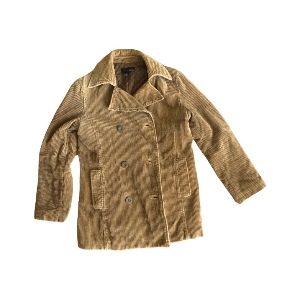 Hennes camel tan corduroy jacket - size 12